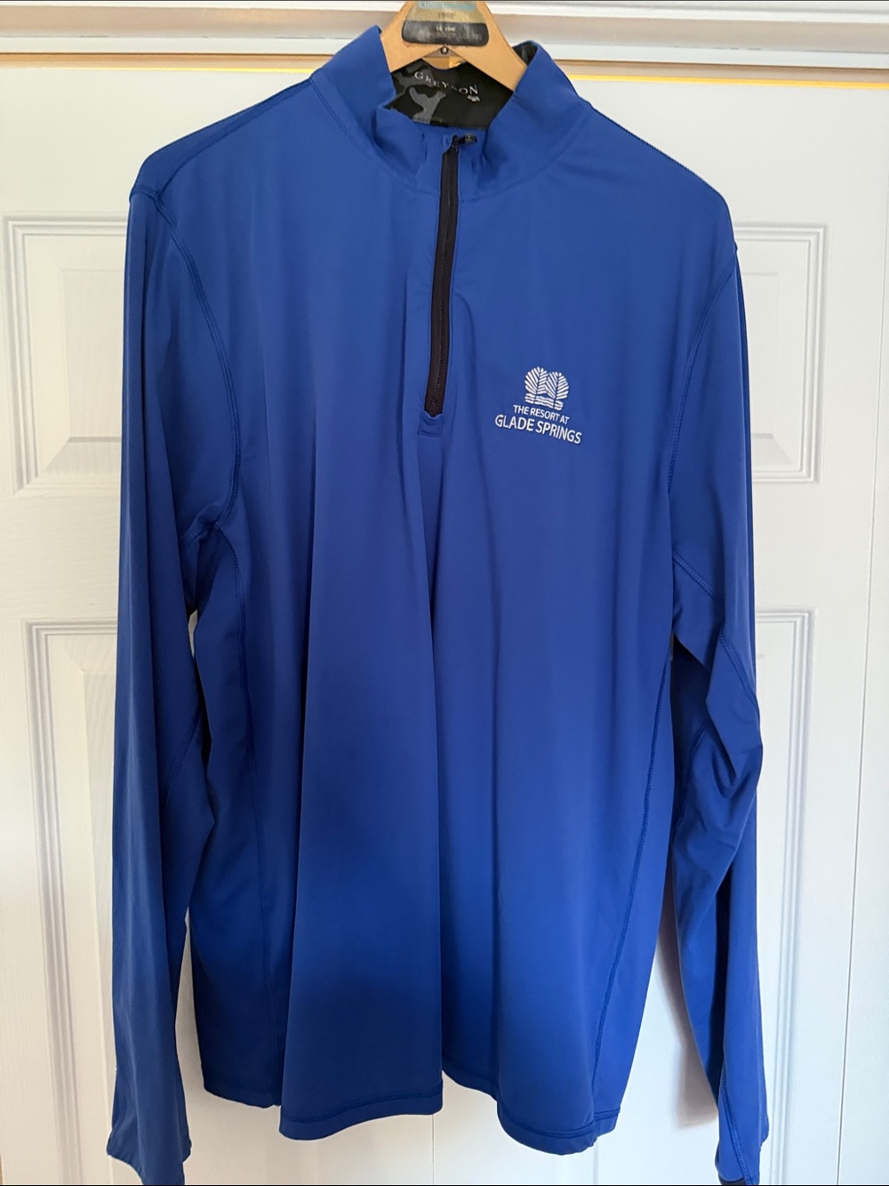 Greyson Men's Royal Blue Quarter-Zip Performance Jacket